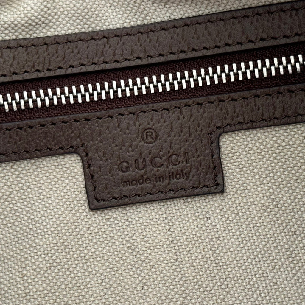 GG 2025 Attache Shoulder Bag Ebony Canvas Leather 273659