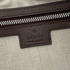 GG 2025 Attache Shoulder Bag Ebony Canvas Leather 273659
