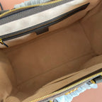 Ophidia GG Medium Tote Bag 33cm Beige Brown Canvas Leather