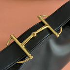 GG Beatrix Large Tote Bag Black Smooth Leather GHW 272128