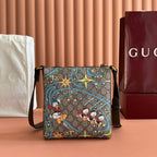 Gucci 2025 x Disney Donald Duck Bag Multicolor Cowhide Canvas 273592