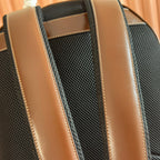 GG 2025 GG Supreme Backpack Ebony mix Brown Canvas Leather 273683