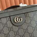 GG Ophidia Small Crossbody Bag Dusty Blue  GG Monogram Fabric 272073