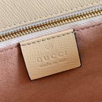 GG 2025 Horsebit Bag 25cm Beige Calfskin 273711