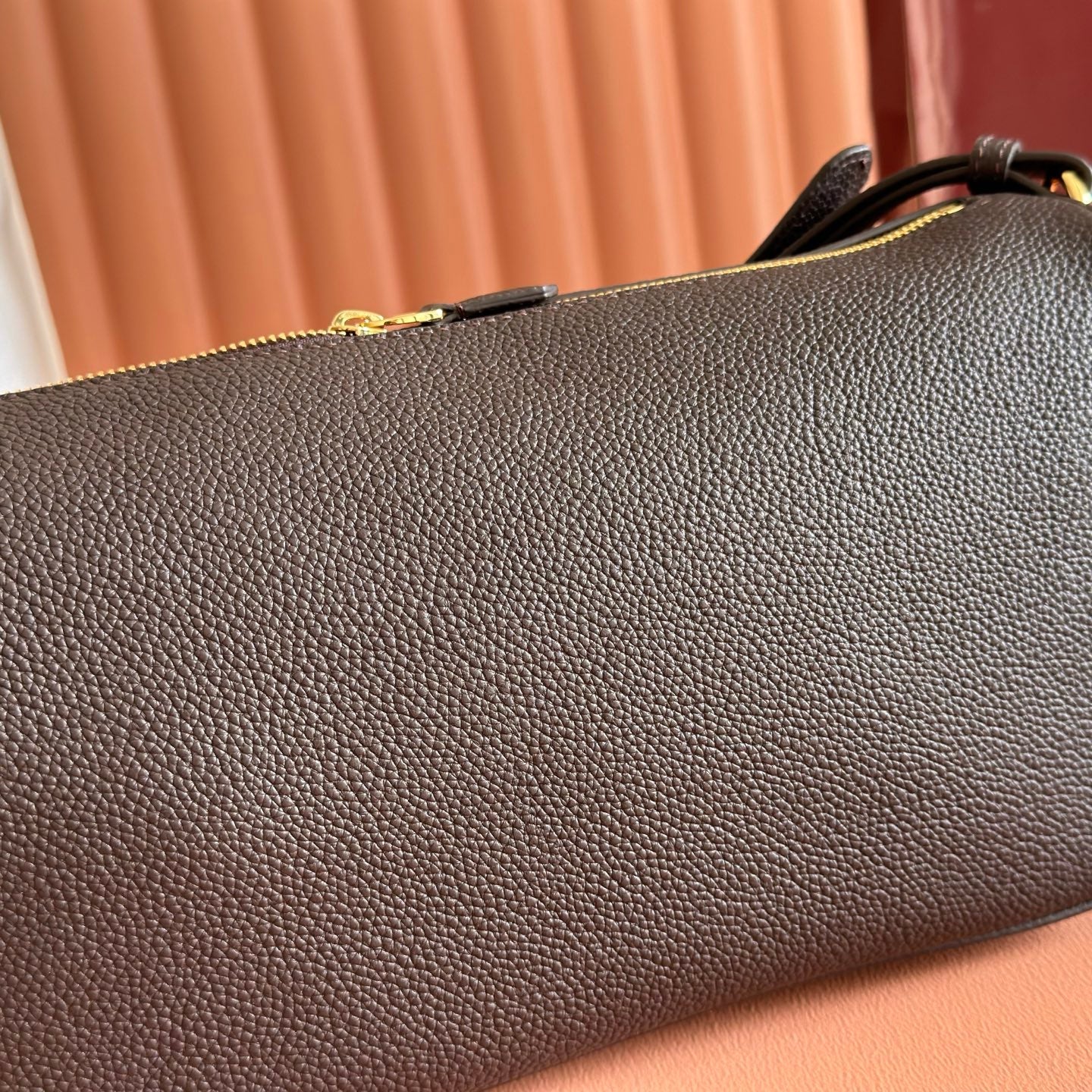 GG Half Horsebit Bag 31.5cm Black Grain Leather