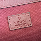 GG Emblem Bucket Bag 25cm Red GG Fabric