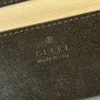 GG Medium Shoulder Bag With Chain Black GG Suede