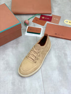 LP SOHO WALK TRAINERS IN WALNUT SUEDE