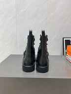 HM 25s Tobacco Boots 30mm Black Cowhide 442554