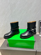BV James Ankle Boot Black Calfskin 540194
