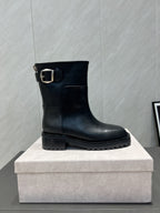 Jimmy Choo Brooklyn Boots Black Leather 540672