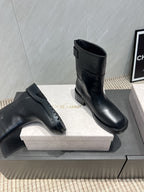 Jimmy Choo Brooklyn Boots Black Leather 540672