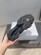 CD platform casual sneaker black suede mesh 539673