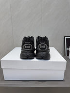 CD platform casual sneaker black suede mesh 539673