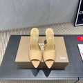 CL Miss Z 100 Mule Beige Patent Leather 539722