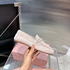 Miu 26s Loafer Light Pink Suede 683947