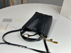 Chloe Spin Small Bag 18cm Black Calfskin
