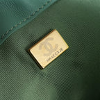 CC 25C Hobo Bag 30cm Light Green Suede