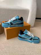 LV Trainer Sneaker Blue Cowhide