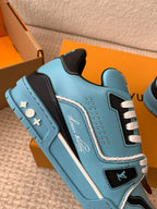 LV Trainer Sneaker Blue Cowhide