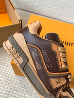 LV Trainer Sneaker Dark Brown Cowhide