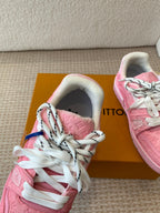 LV Trainer Sneaker 30mm Pink Cowhide