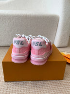 LV Trainer Sneaker 30mm Pink Cowhide