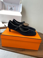 HM 25s Mary Jane 40mm Black Velvet 422567
