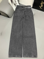 Loew White Anagram Dark Grey Jean