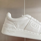 UPVILLAGE LOW TOP IN WHITE NAPPA LEATHER SNEAKER