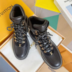LV Territory Flat Ranger 40mm Black Cowhide