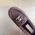 CC Moccasins 15mm Light Purple Suede