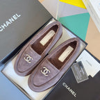 CC Moccasins 15mm Light Purple Suede