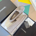 CC Moccasins 15mm Grey Suede