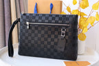 LV N40504 Takeoff Pouch Black Damier Infini Leather 179426