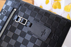 LV N40504 Takeoff Pouch Black Damier Infini Leather 179426