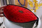 LV M82800 Pochette Voyage Souple Green Monogram Canvas 179417