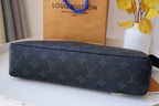 LV Pochette Voyage Souple Black Flower  Monogram Eclipse Canvas 179420