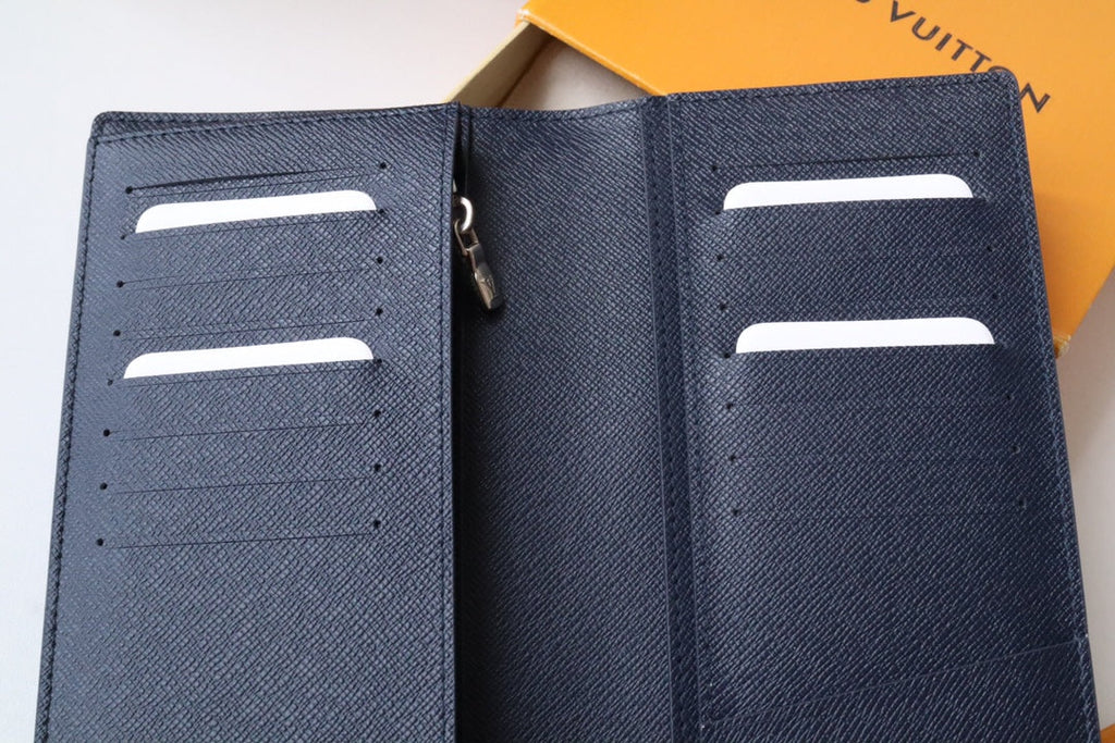 LV Pocket Organizer Vertical Blue Damier Heritage Canvas 217109