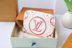 LV By the Pool Zippy Coin Purse Pink Monogarm Tiles Print Canvas 204710