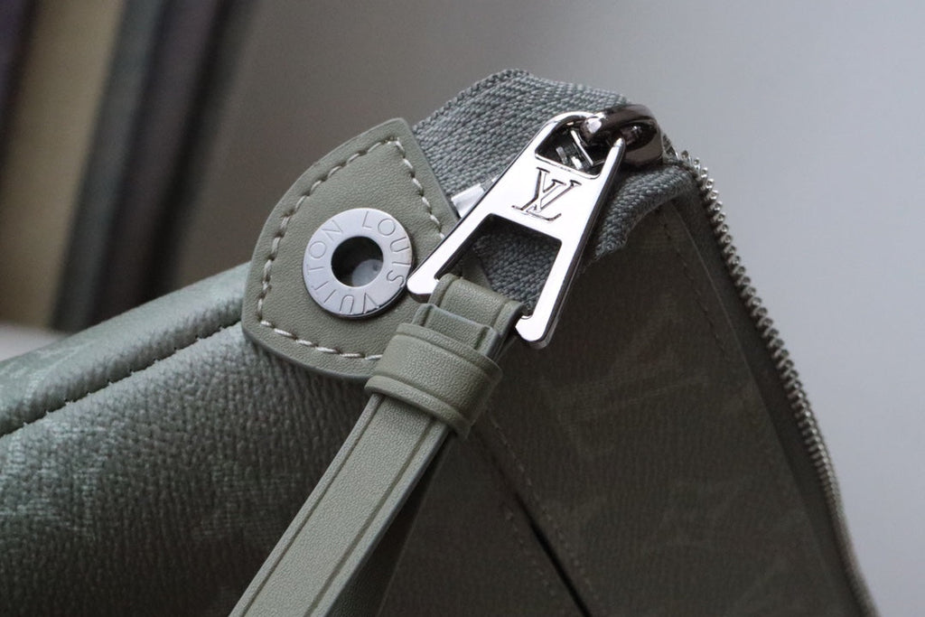 LV Pochette Voyage Souple Khaki Green Monogram Canvas 224143