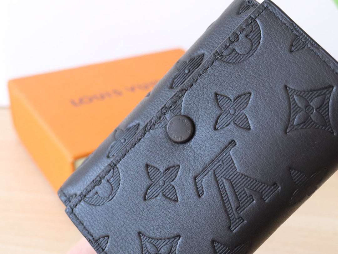 LV M12635 Victor Gaston Wallet Black Cowhide 234377