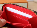 LV M12210 Zippy Coin Purse Candy Red Monogram Canvas 224259