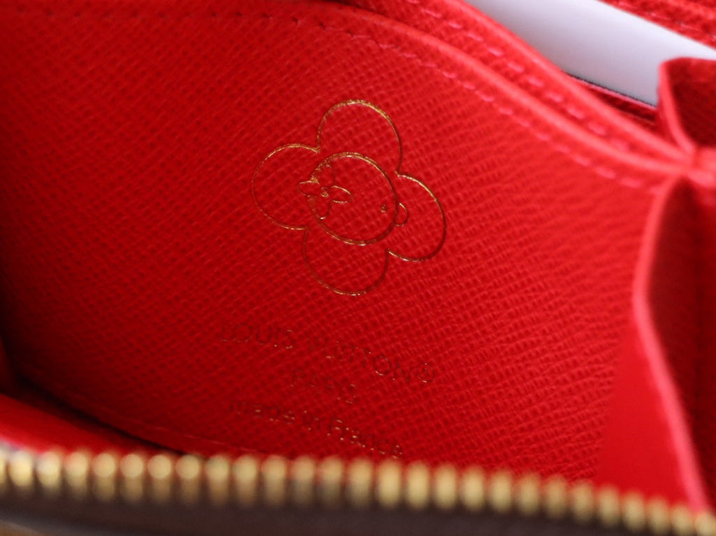 LV M12210 Zippy Coin Purse Candy Red Monogram Canvas 224259