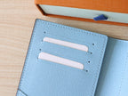 LV M12237 Passport Cover Azur Frost Monogram Canvas 224258