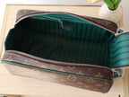 LV Dopp Kit Borneo Green Monogram Macassar Canvas 224218