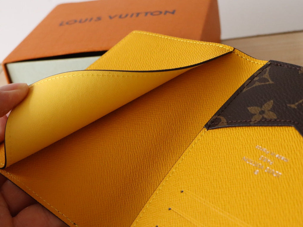 LV M82862 Passport Holder Yellow Monogram Canvas 224117