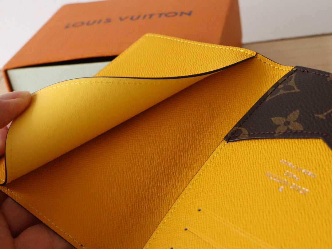 LV M82862 Passport Holder Yellow Monogram Canvas 224117