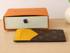 LV Zipper Card Holder Yellow Monogram Canvas & Calfskin 224123