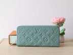 LV Zippy Wallet 19.5cm Monogram Grained Taurillon Cowhide